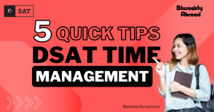 5 quick tips dsat time management